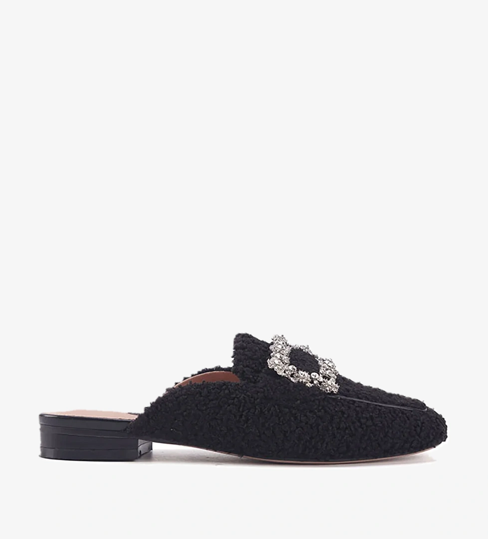 TANDIE 3PR Siyah Kadın Ev Terliği - Görsel 1