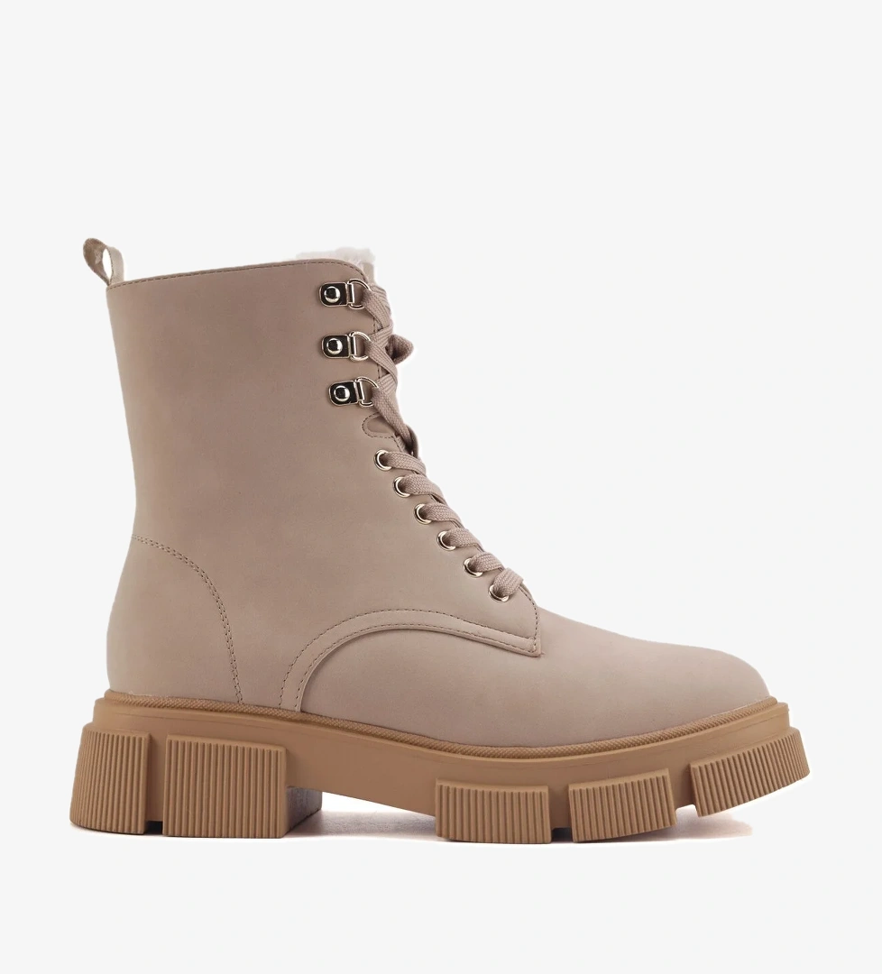 INT1223K048-KRK 3PR Kahverengi Kadın Bot - Görsel 1