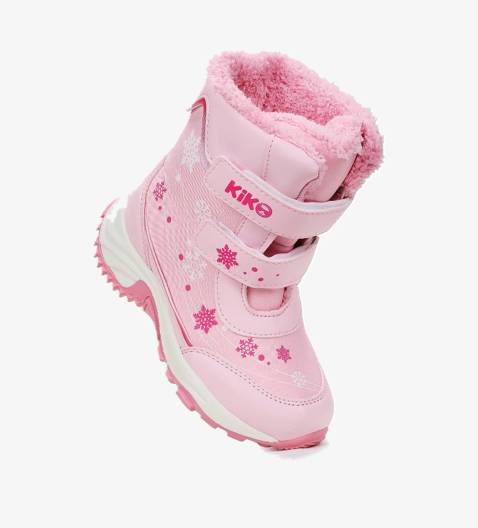 Kiko Kids Kiko Kids Kartanesi Cırtlı Kız Çocuk Kar Bot Soğuk Suya Dayanıklı Pembe | Flo Pembe - 1. görsel