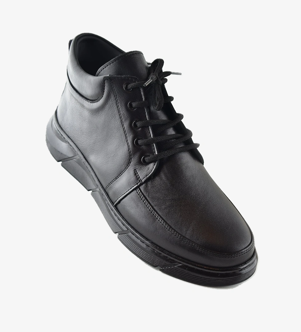 Ayakkabı Burada 805 Hakiki Deri Klasik Erkek Bot Ayakkabı Ortopedik Taban Erkek Bot model görseli