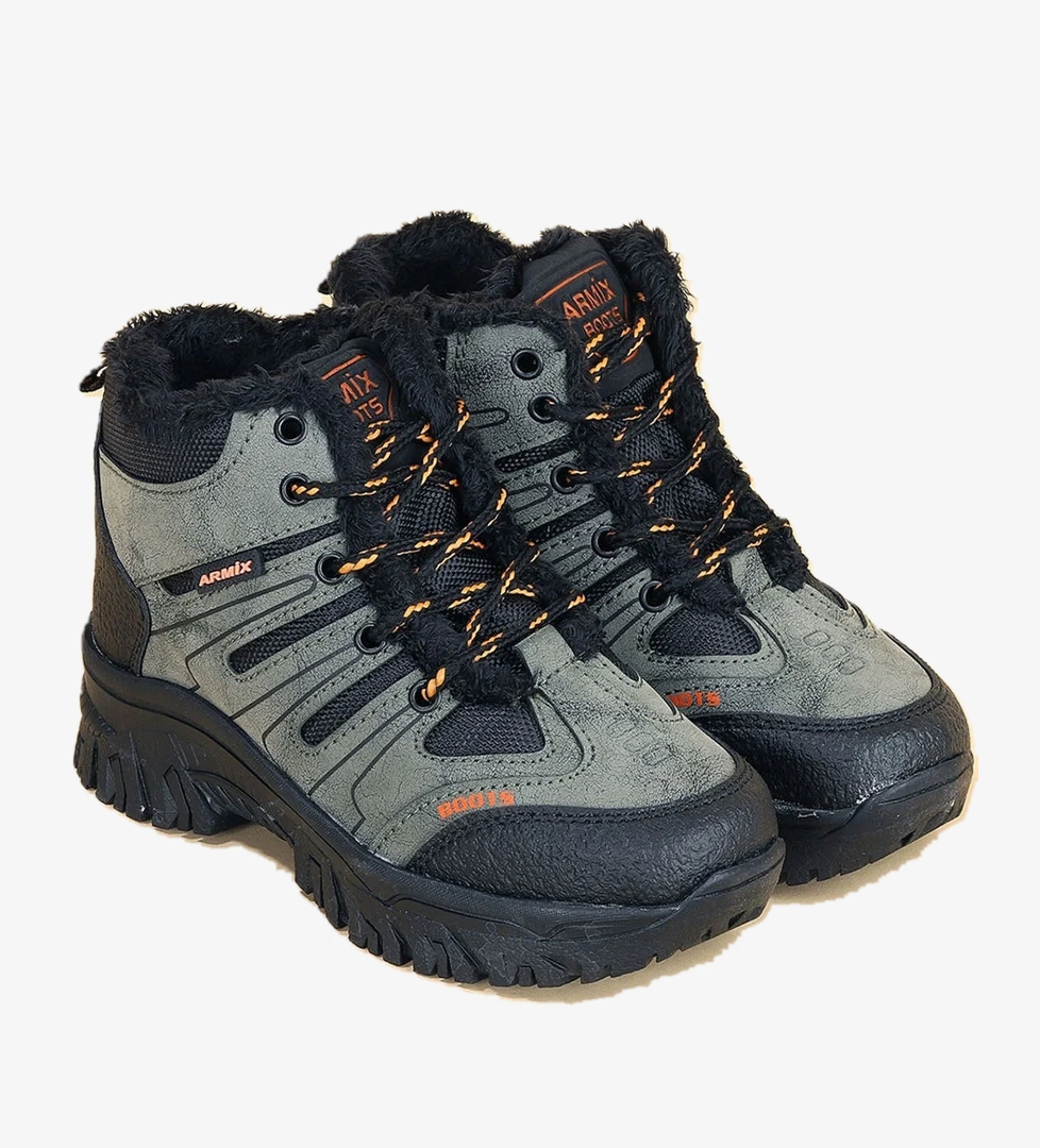 Ayakkabı Burada 23 Outdoor Çocuk Bot Ayakkabı İçi Kürklü (26-35) model görseli