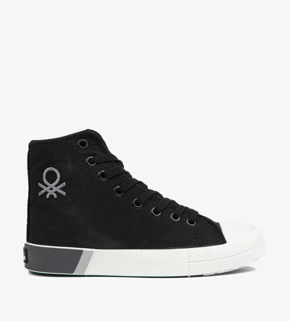 ® | BN-70015 - 3374 Siyah Beyaz - Kadın Spor Ayakkabı - Görsel 1