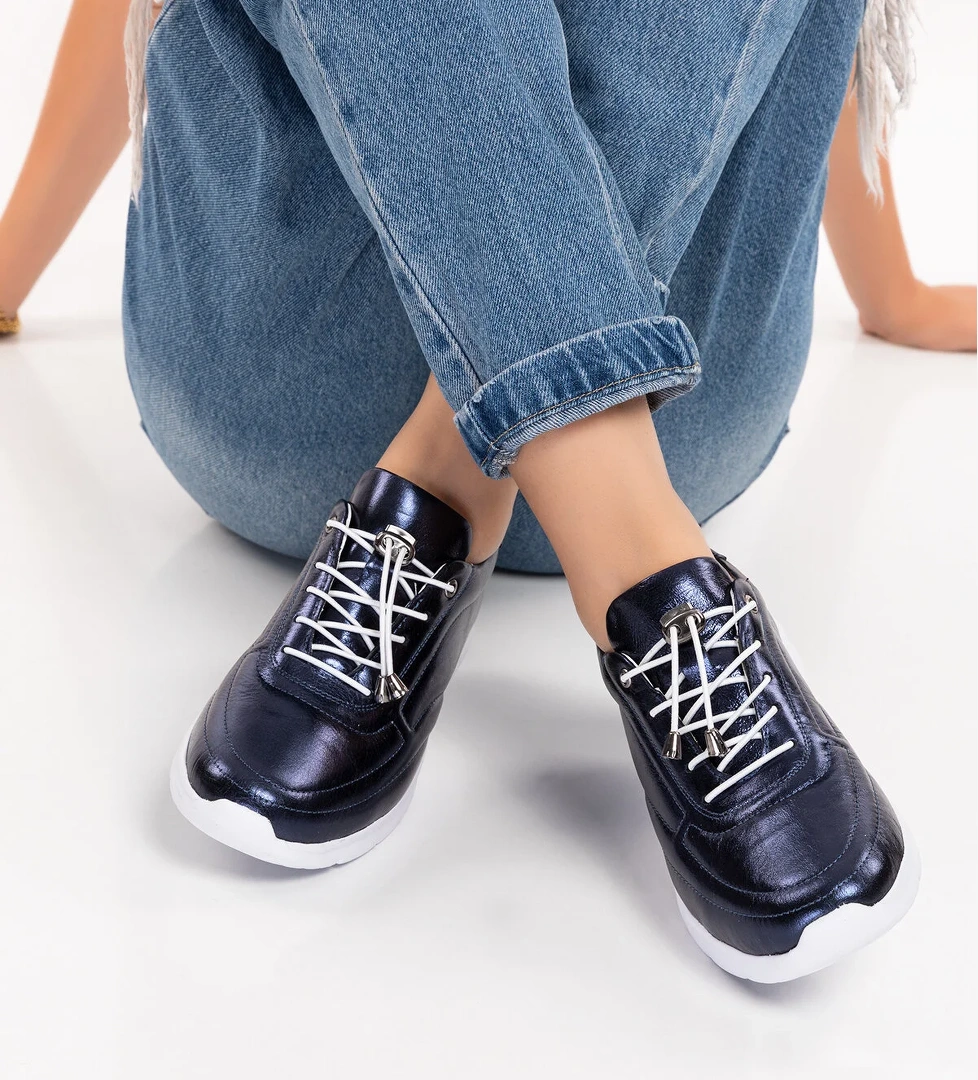 Gondol Içi Dışı Hakiki Deri Faylon Taban Hafif Spor Ayakkabı es.110