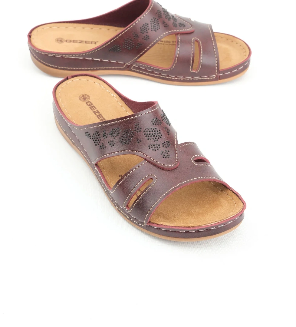 Yazlık Kadın Suni Deri Koleksiyon Terlik - Görsel 1