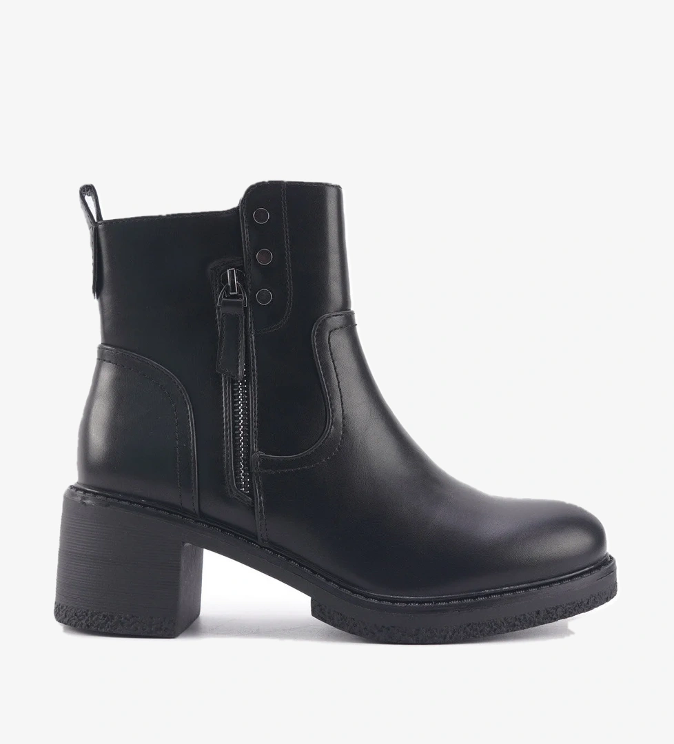 322149.Z 3PR Siyah Kadın Topuklu Bot - Görsel 1