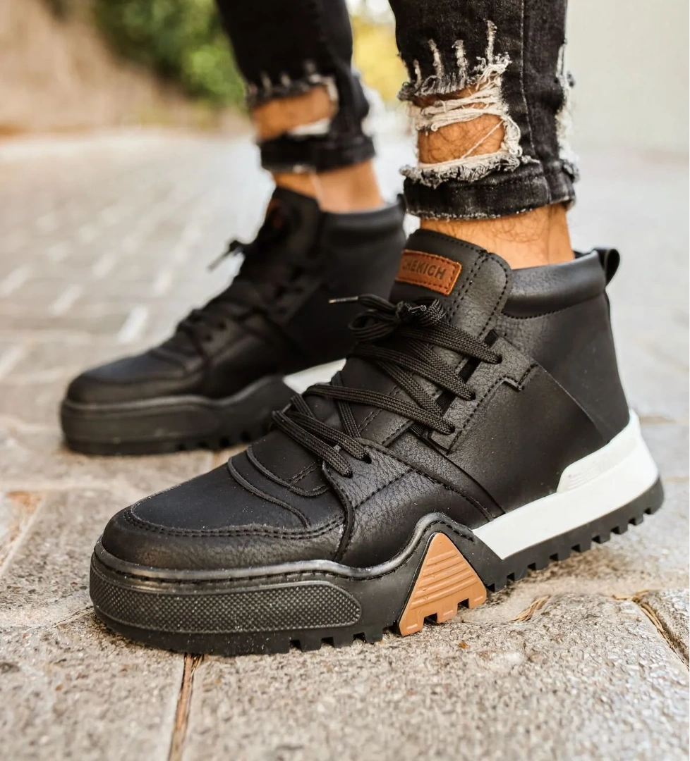 Chekich Ch057 Gsbt Ghost Line Erkek Bot Siyah/siyah model görseli