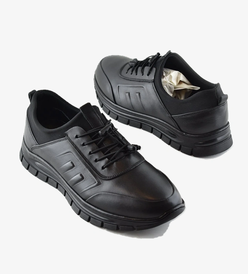 Ayakkabı Burada 706 Tam Ortopedik Kauçuk Kaymaz Taban Hakiki Deri Kışlık Erkek Ayakkabı model görseli