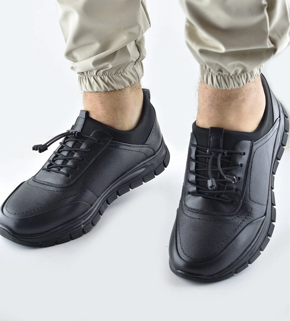 Ayakkabı Burada Ayakkabı Burada 707 Tam Ortopedik Kauçuk Kaymaz Taban Hakiki Deri Kışlık Erkek Ayakkabı model görseli