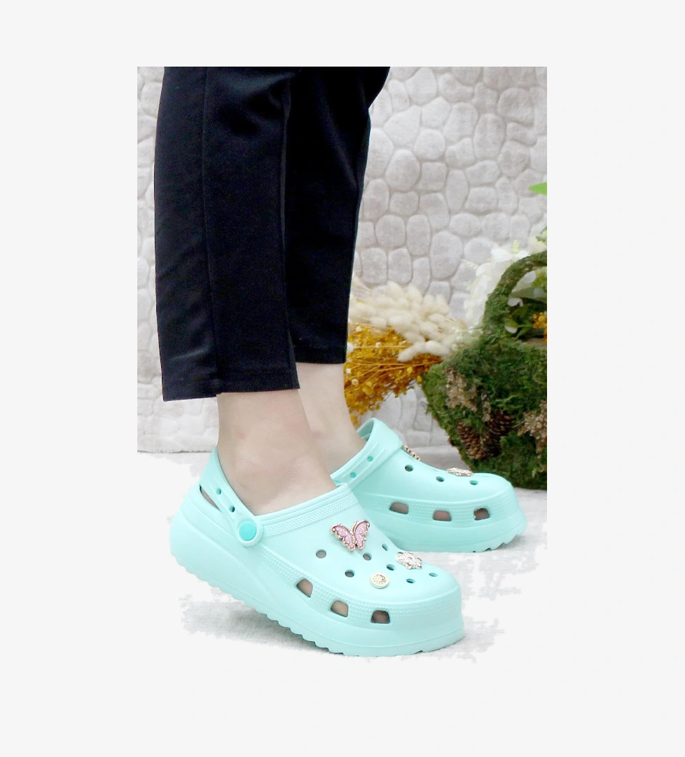 EZZ0129 Plaj Deniz Havuz Terliği Hafif Rahat Esnek Kadın Terlik - Görsel 1