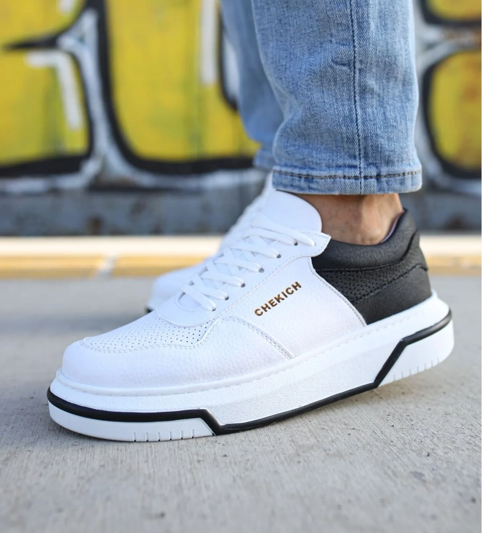 Chekich CH075 CBT Signature Erkek Ayakkabı BEYAZ/SIYAH model görseli