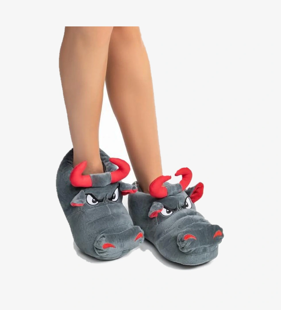 Twigy Twigy Boğa Gri Kadın Panduf Terlik AA0612 model görseli