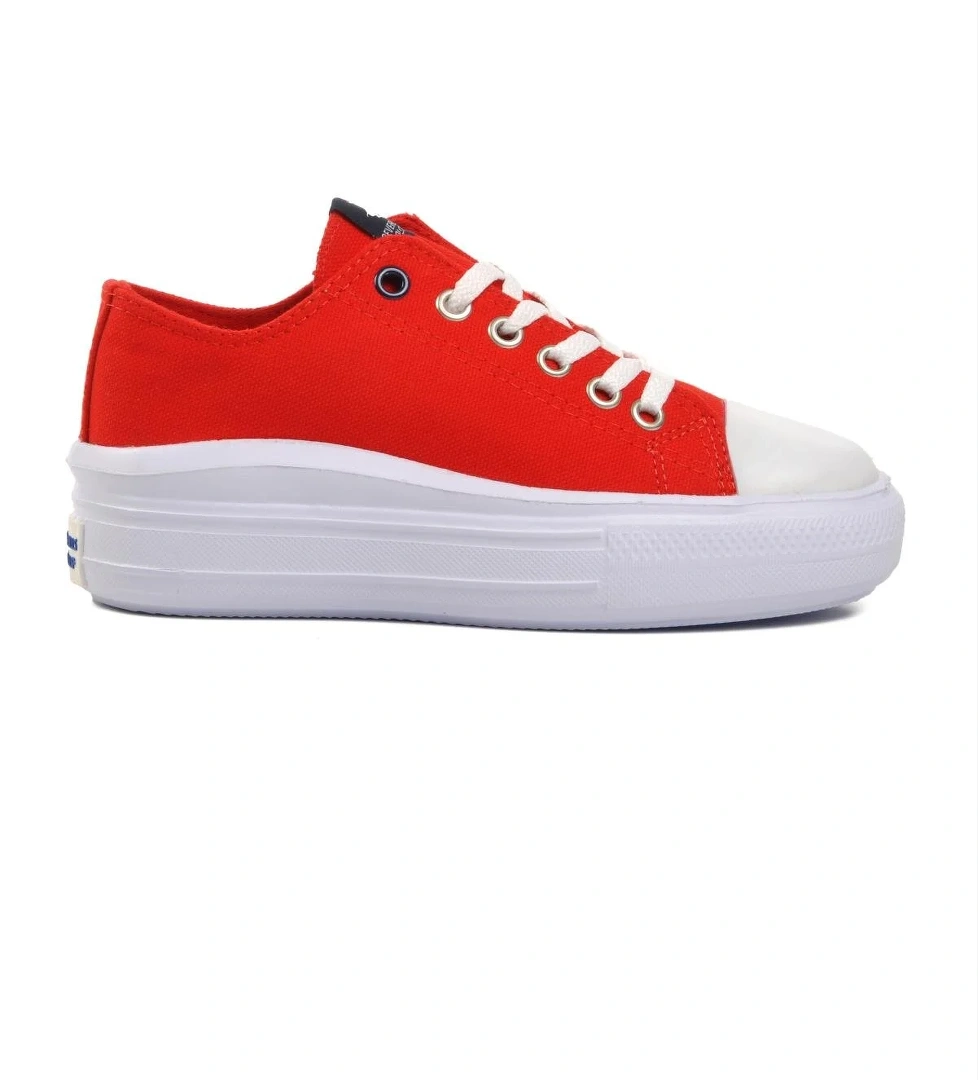 Beverly Hills Polo Club Po-30088 Siyah Kırmızı Kadın Sneaker model görseli