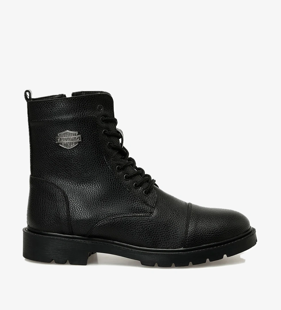 TRAIL 3PR Siyah Erkek Biker Bot - Görsel 1