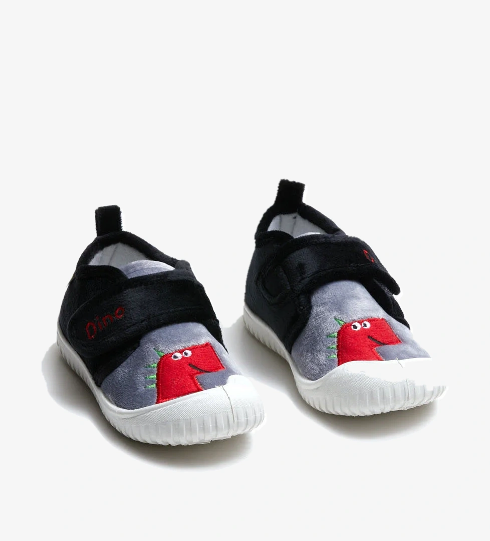 Kışlık Cırtlı Panduf Patik Erkek Ayakkabı - Görsel 1