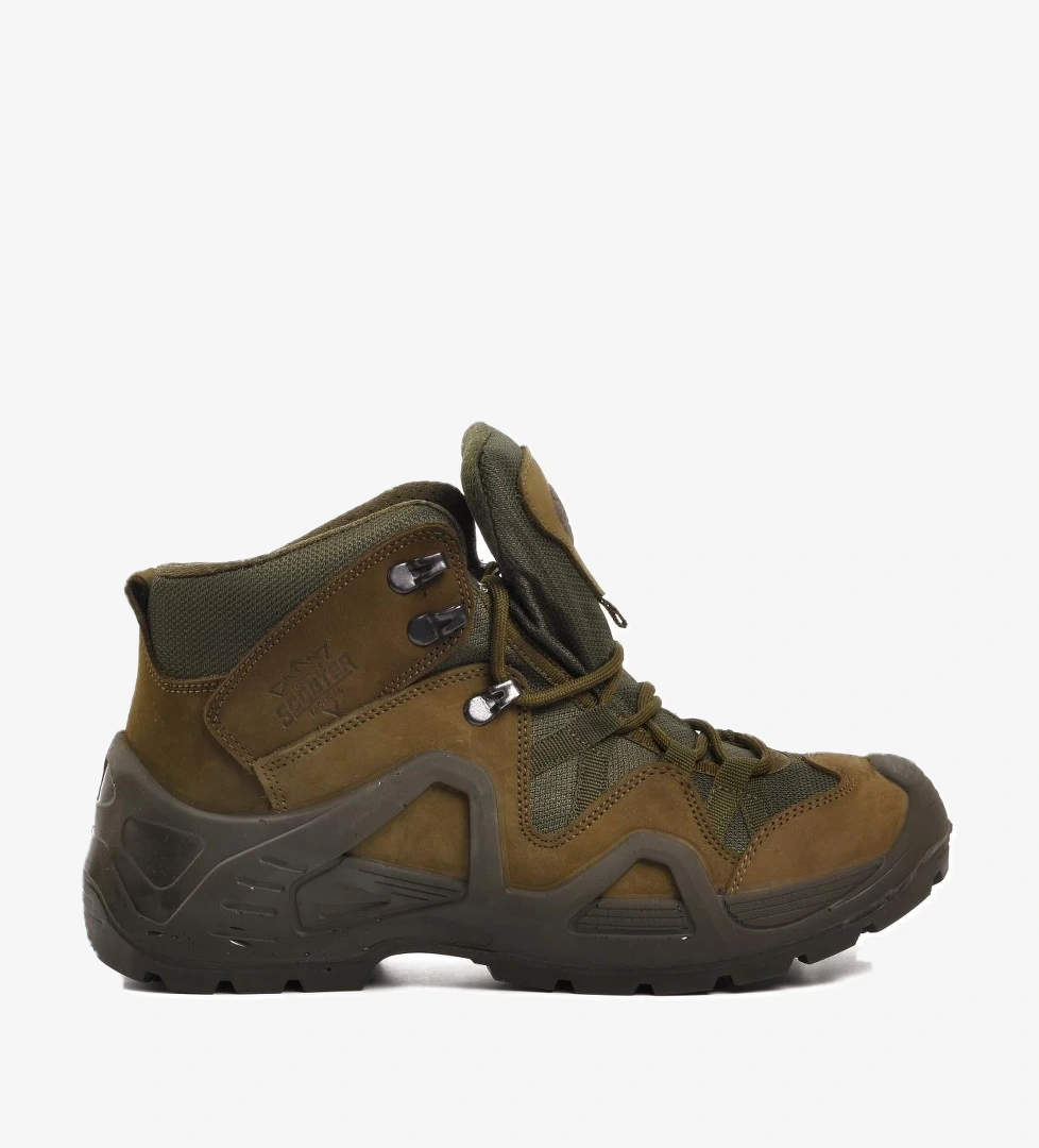 Scooter -p P1492 1492 Haki Siyah Hakiki Nubuk Deri Su Geçirmez Erkek Outdoor Bot model görseli