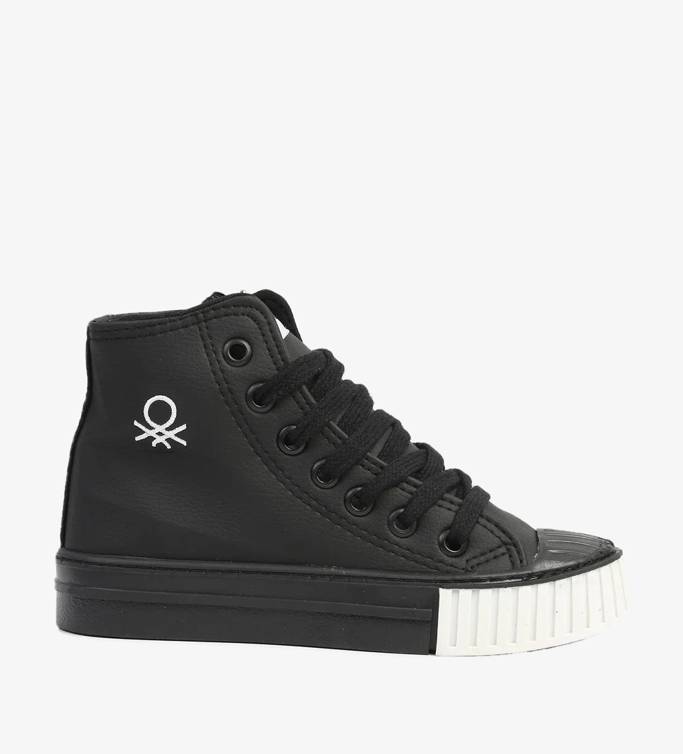 ® | BN-30560 - 3114 Siyah Beyaz - Çocuk Spor Ayakkabı