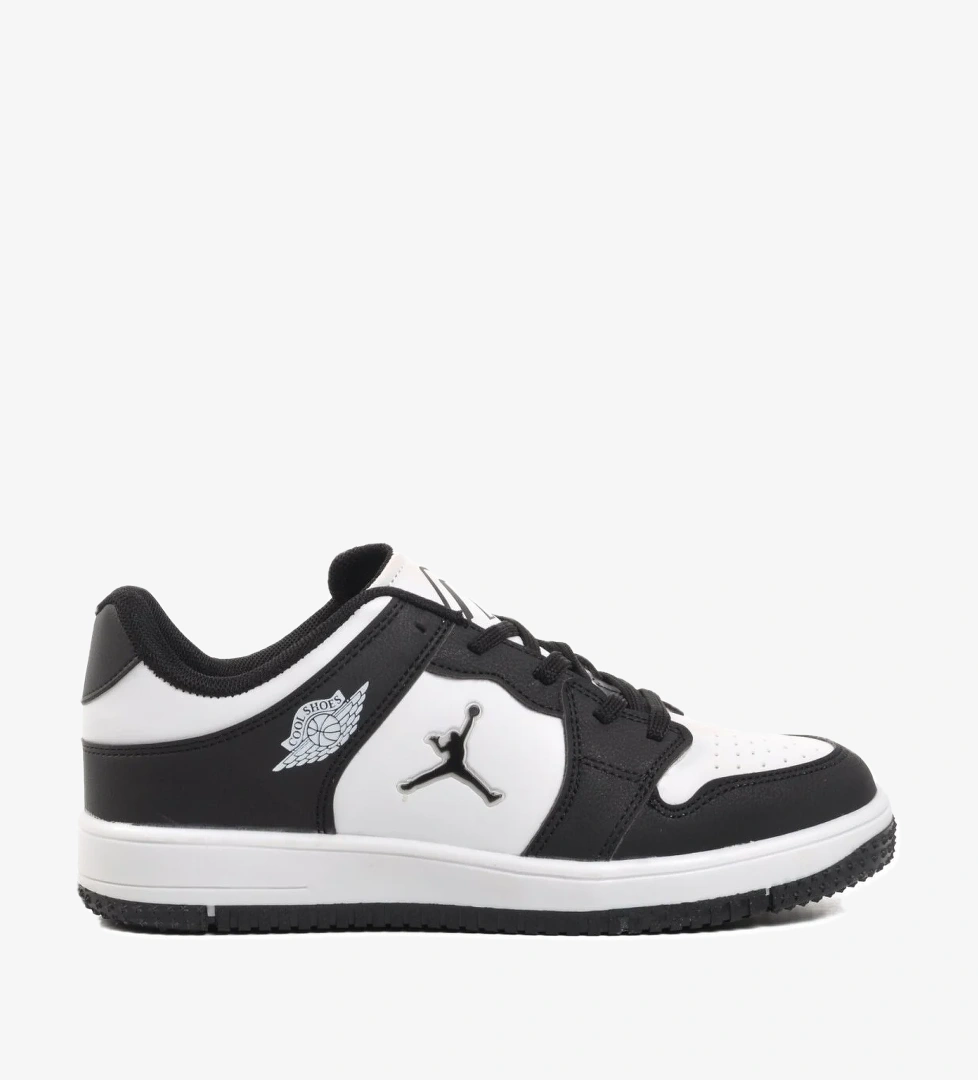 Haykat Kısa Siyah-Beyaz Unisex Sneaker - Görsel 1