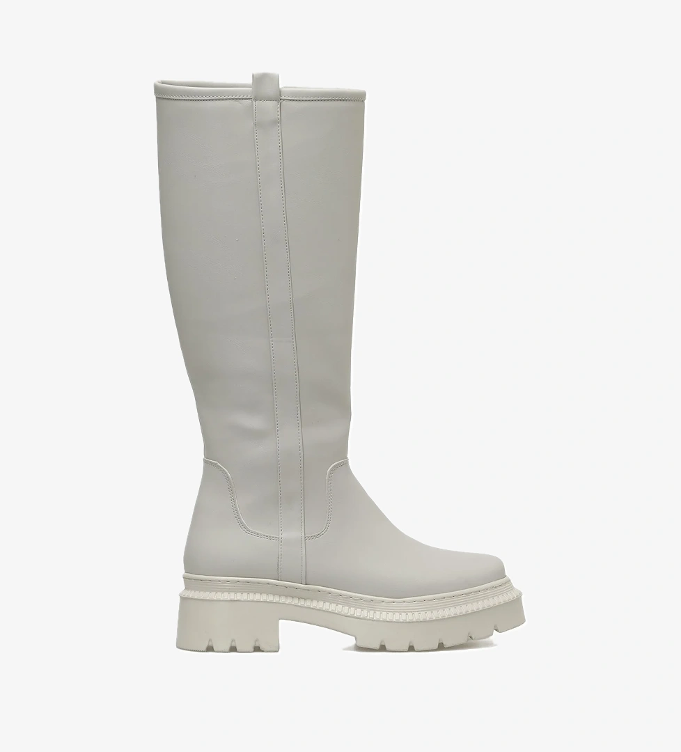 HONYA 3PR Bej Kadın Çizme - Görsel 1