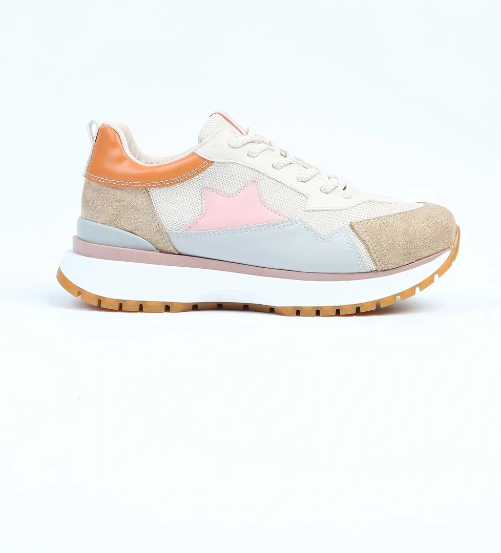 ® | PC-31404 - 3959 Bej - Kadın Spor Ayakkabı