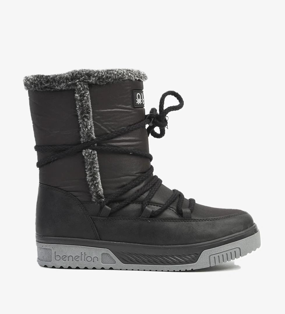 ® | BN-50035 - 3256 Siyah - Kadın Bot - Görsel 1