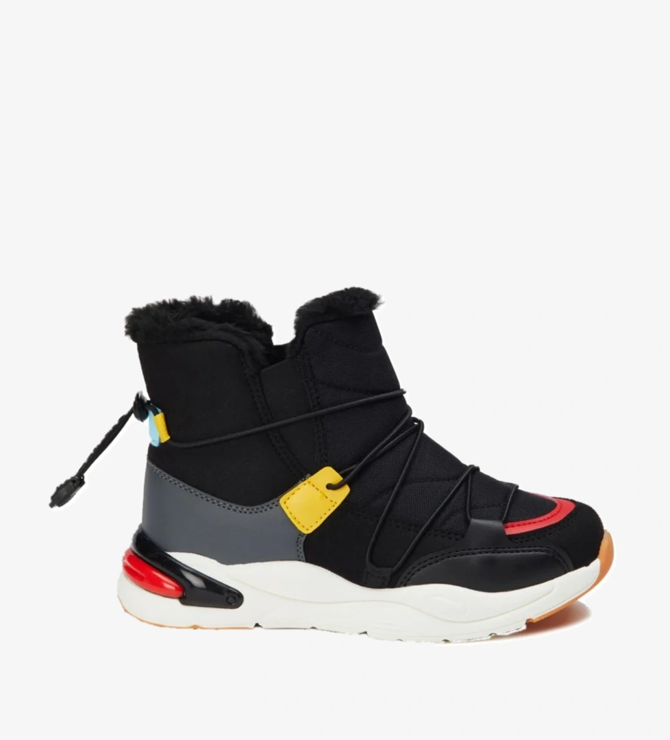 Vicco Pablo Kürklü Erkek Çocuk Siyah Bot model görseli