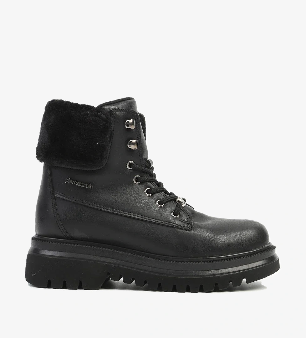 Pierre Cardin ® | Pc-52435-3076 Rugan Cilt Siyah - Kadın Bot model görseli