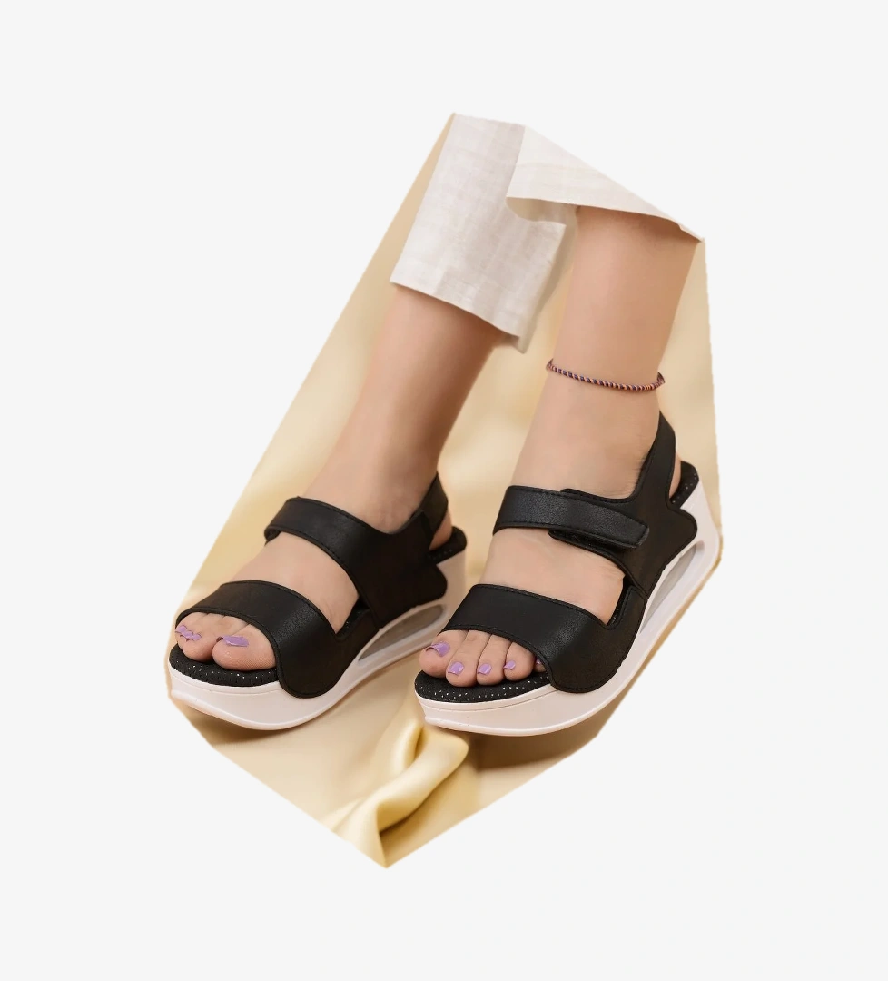 Fery Anatomik Ortopedik Bantlı Air Taban Rahat Günlük Kadın Terlik Sandalet