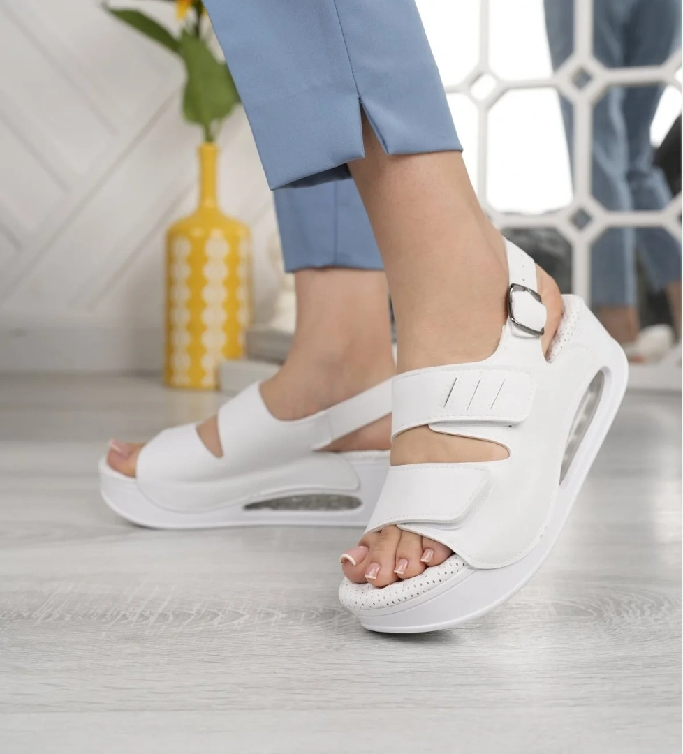 Missy Anatomik Ortopedik Çİft Bantlı Air Taban Rahat Günlük Kadın Terlik Sandalet