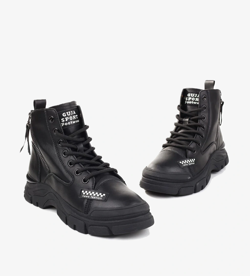 Guja 23K310-9 Kadın İçi Yünlü Kaymaz Taban Deri Bot model görseli