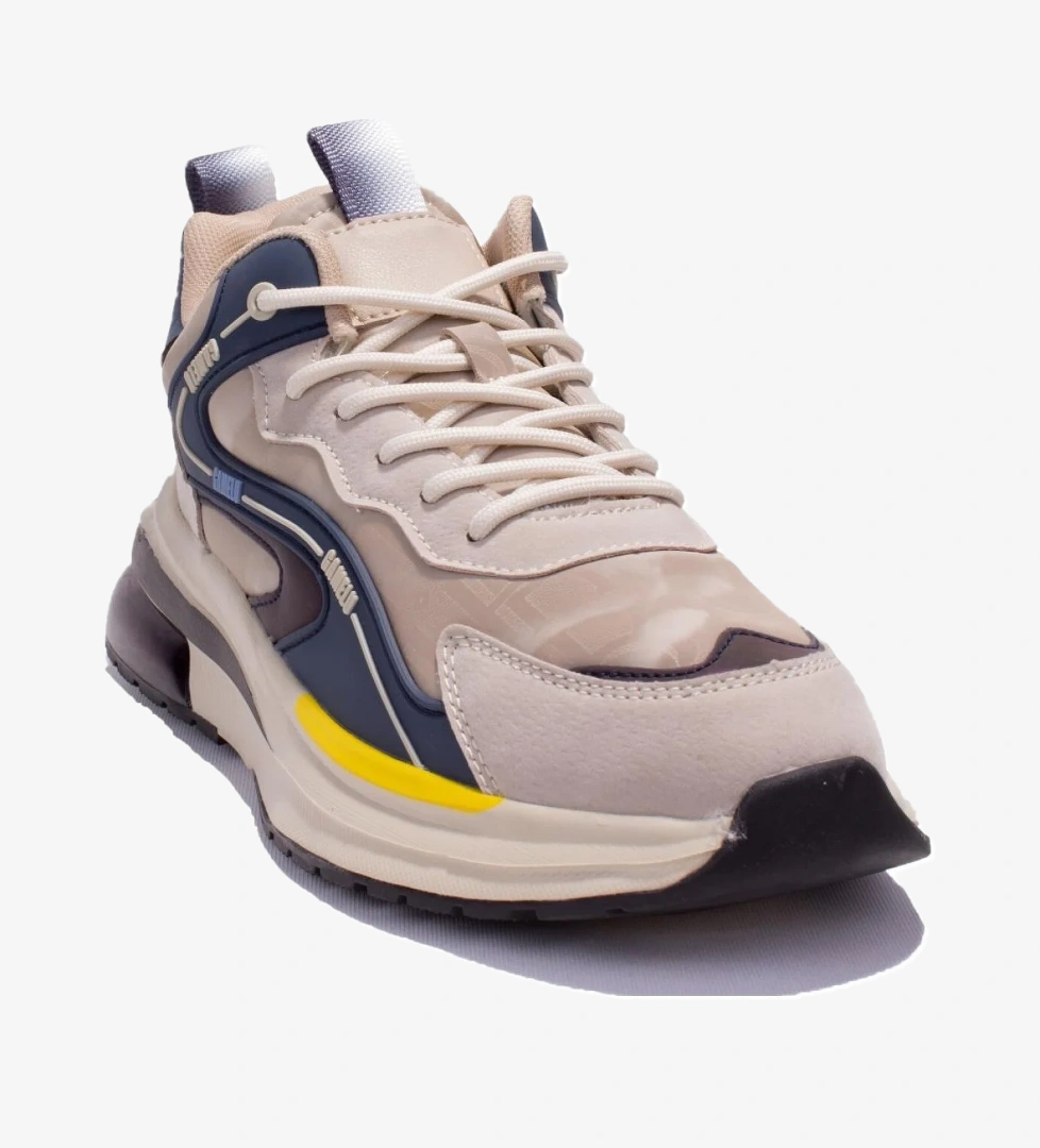 24KM Went Bej Günlük Ortopedik Erkek Spor Ayakkabı - Görsel 1