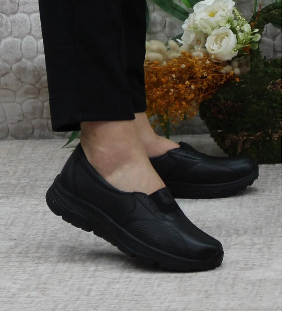 32027 Anatomik Hafif Rahat Hakiki Deri Kadın Ayakkabı - Görsel 1