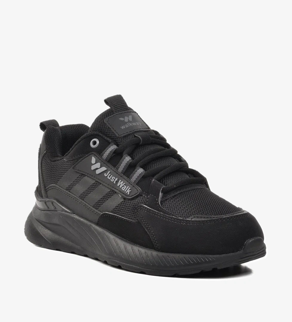 Medel Siyah-Siyah Kadın Spor Ayakkabı - Görsel 1