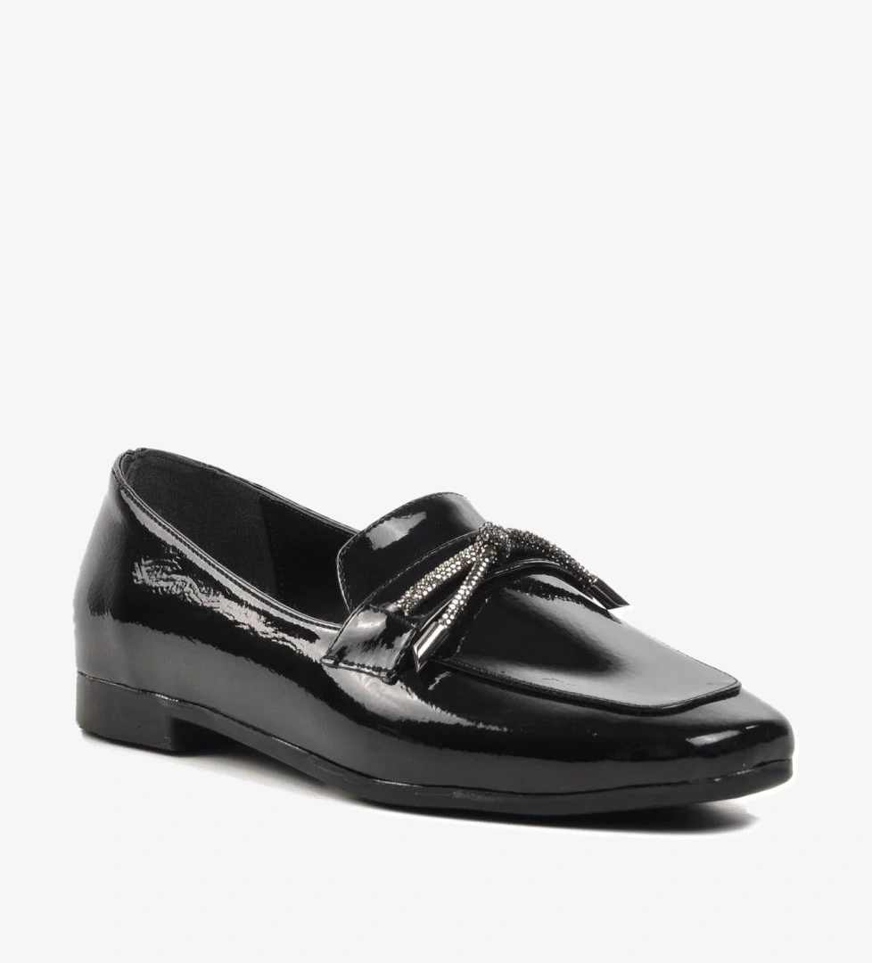 514508 Siyah Kadın Loafer Ayakkabı