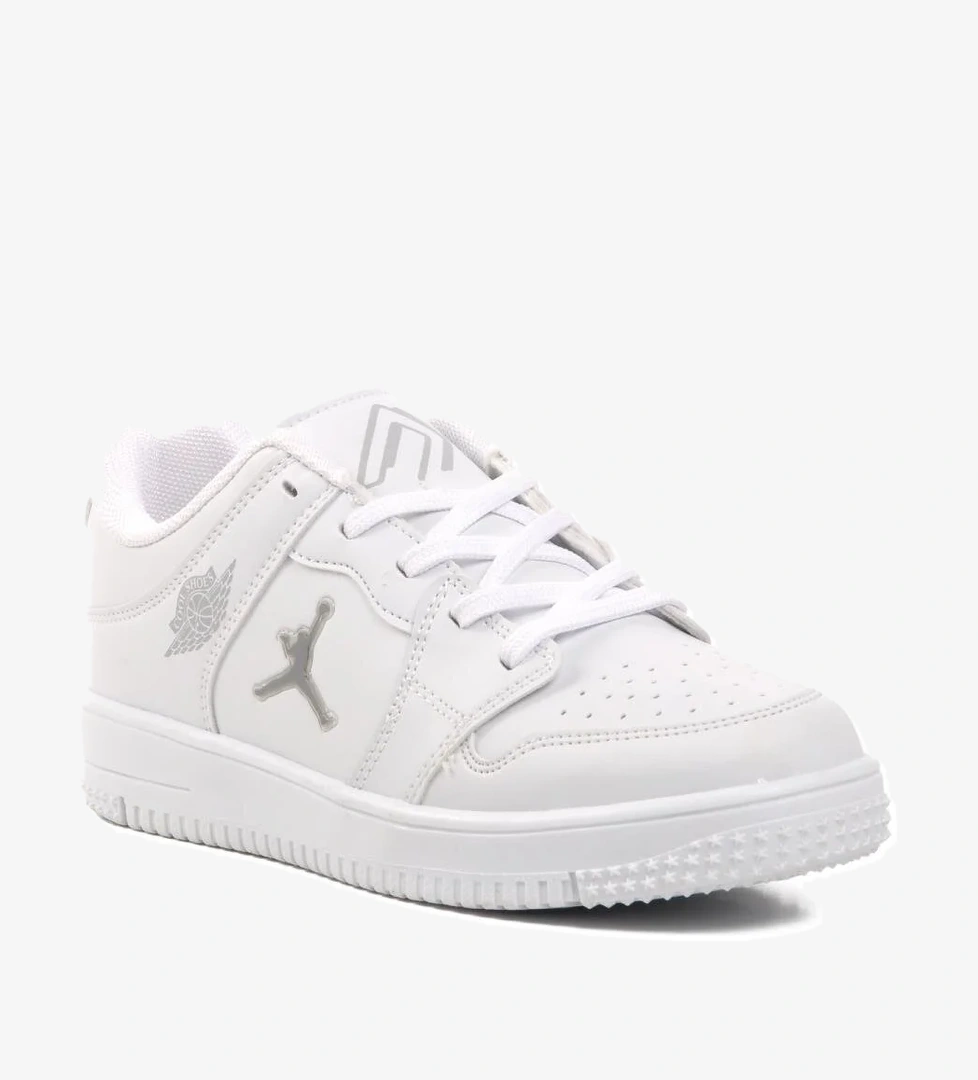 Ayakmod Haykat Kısa Beyaz Siyah-beyaz Unisex Sneaker model görseli