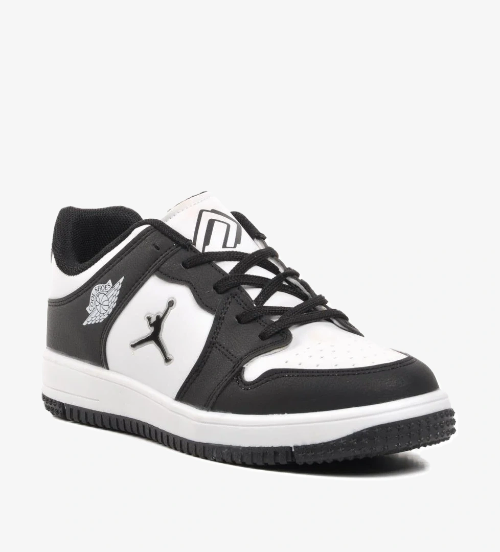 Haykat Kısa Siyah-Beyaz Unisex Sneaker