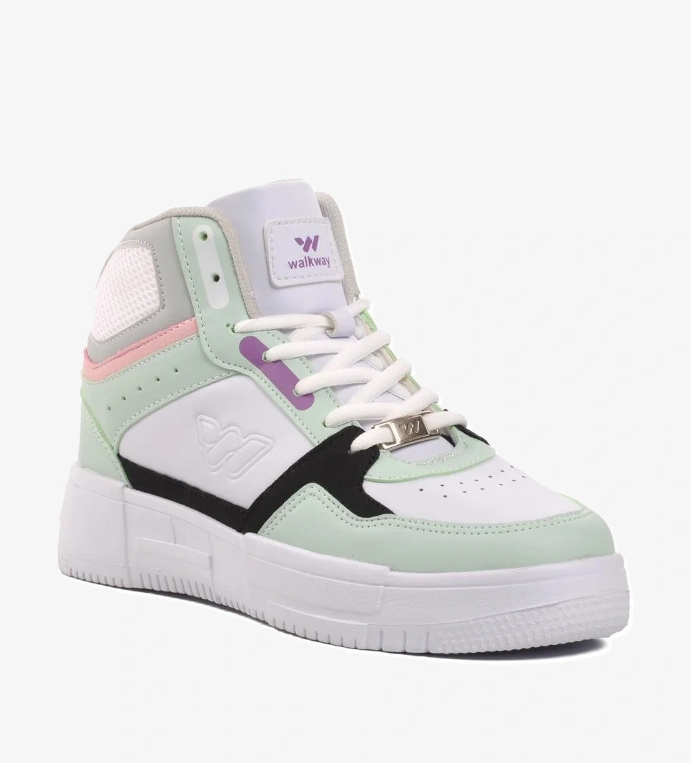 Berry Hi Beyaz-Su Yeşili Bağcıklı Unisex Hi Sneaker
