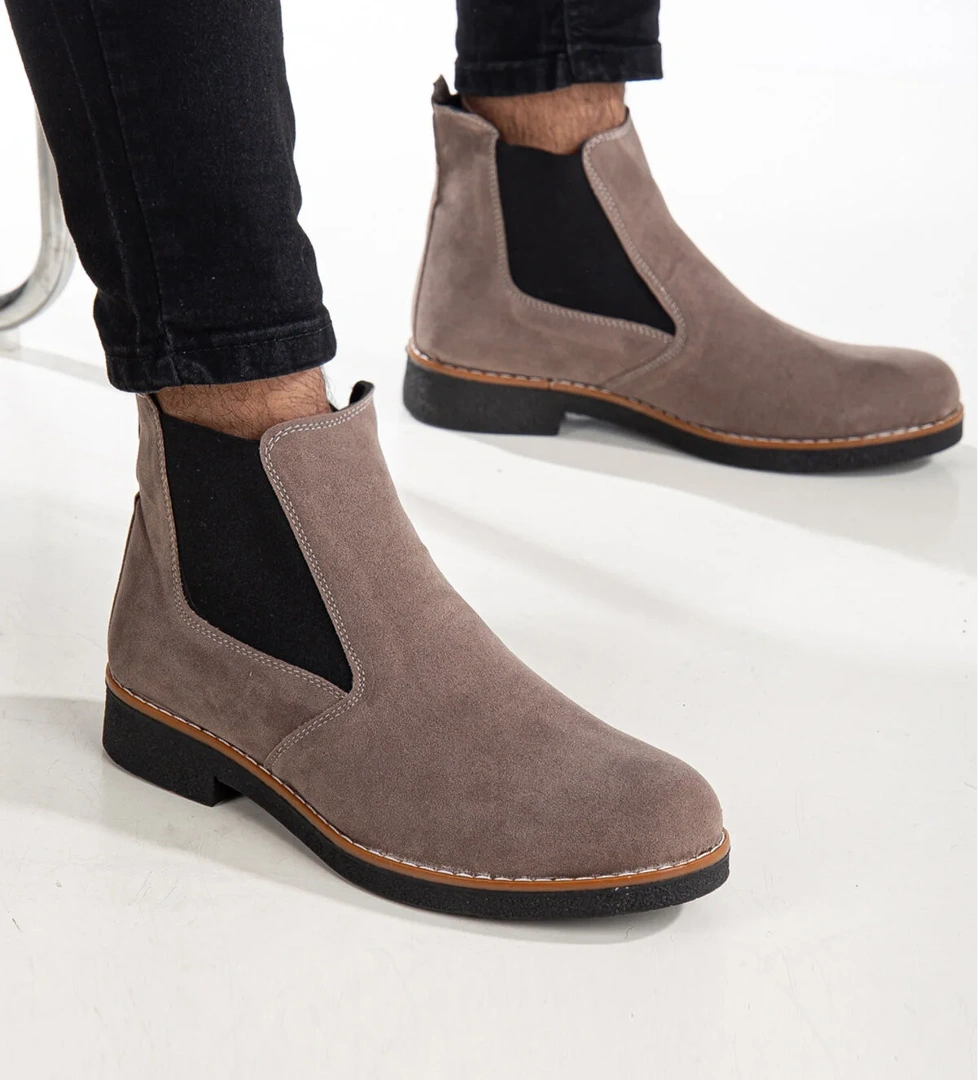 Unisex Chelsea Bot Garantili Ürün .30141 Süet Taş