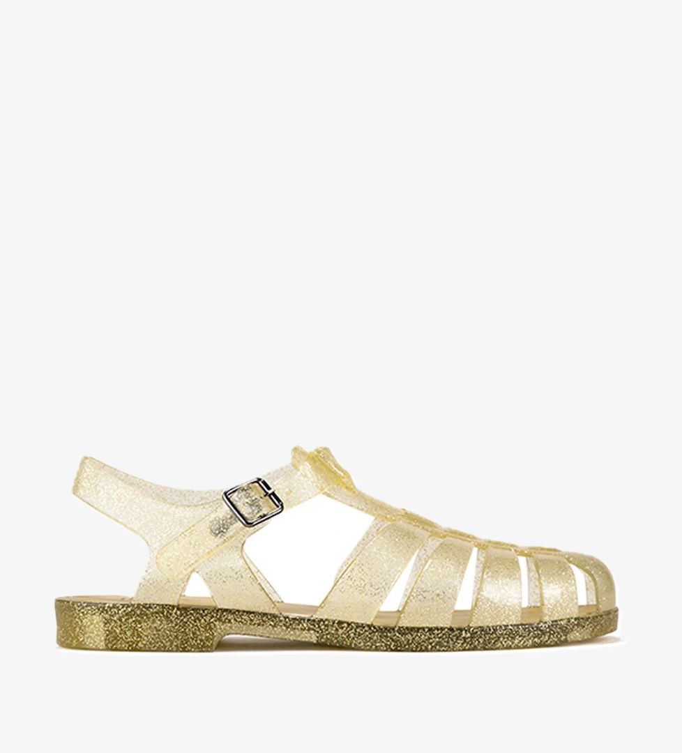 S10262 BIARRITZ GLITTER Altın Kadın Sandalet