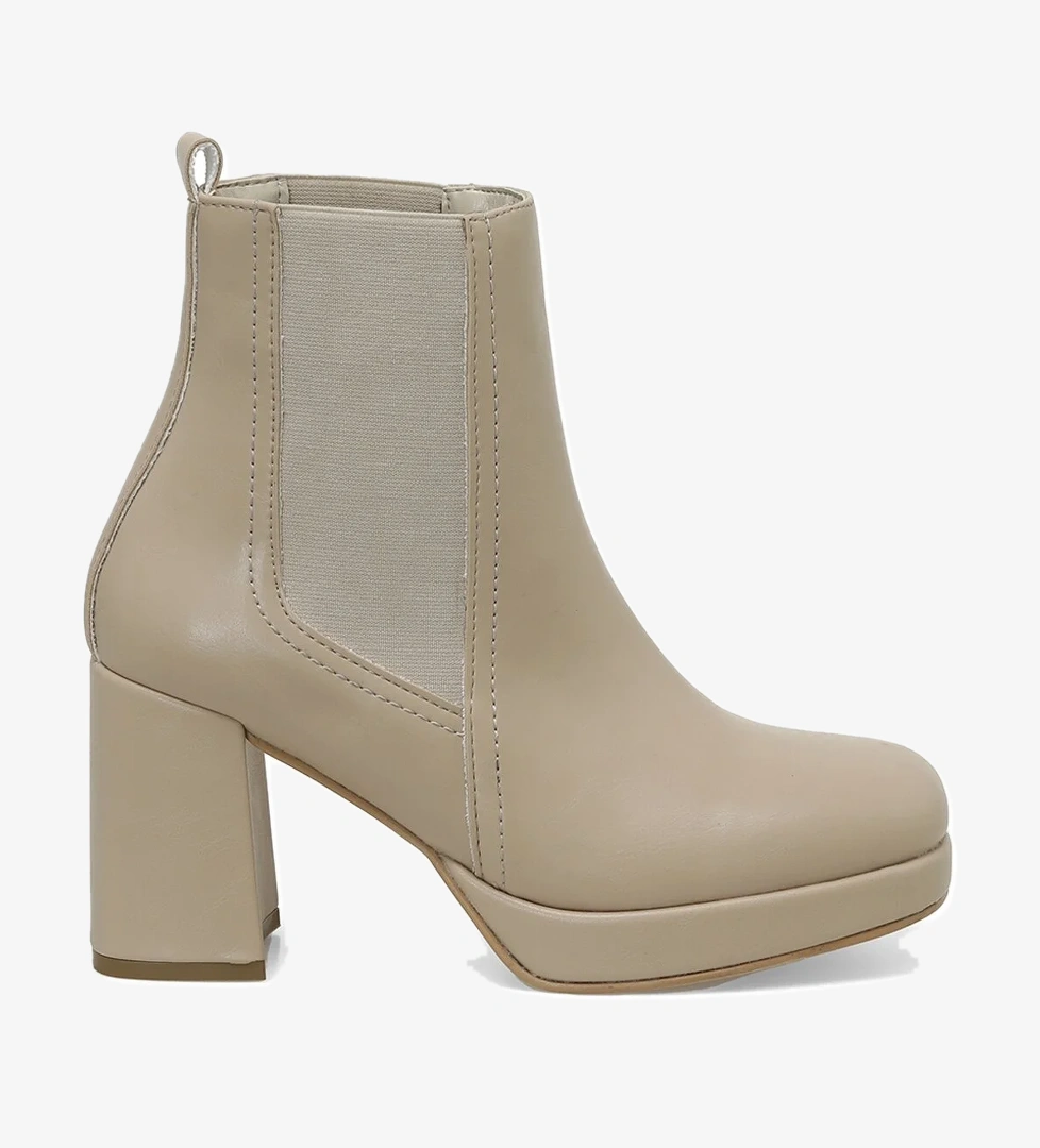 DW23018 3PR Bej Kadın Bot - Görsel 1