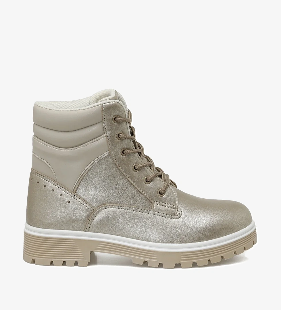 CW23125 3PR Altın Kadın Worker Bot - Görsel 1