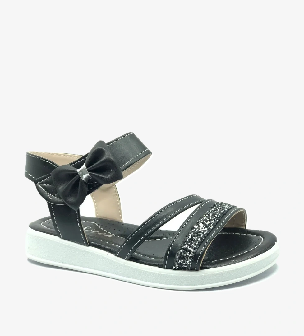 İremsu Fiyonk Taşlı Cırtlı Kız Çocuk Sandalet model görseli