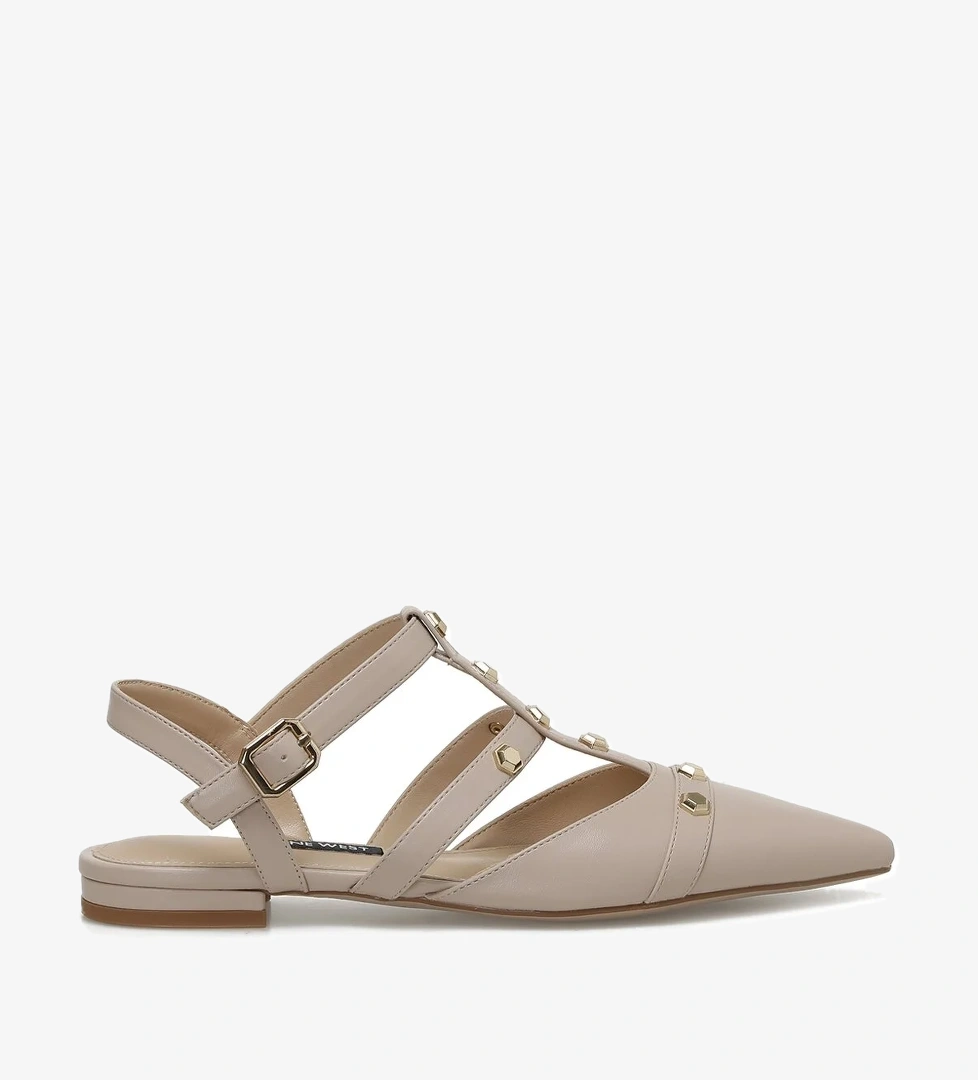 Nine West PESCHI 3FX Pudra Kadın Babet - Görsel 1