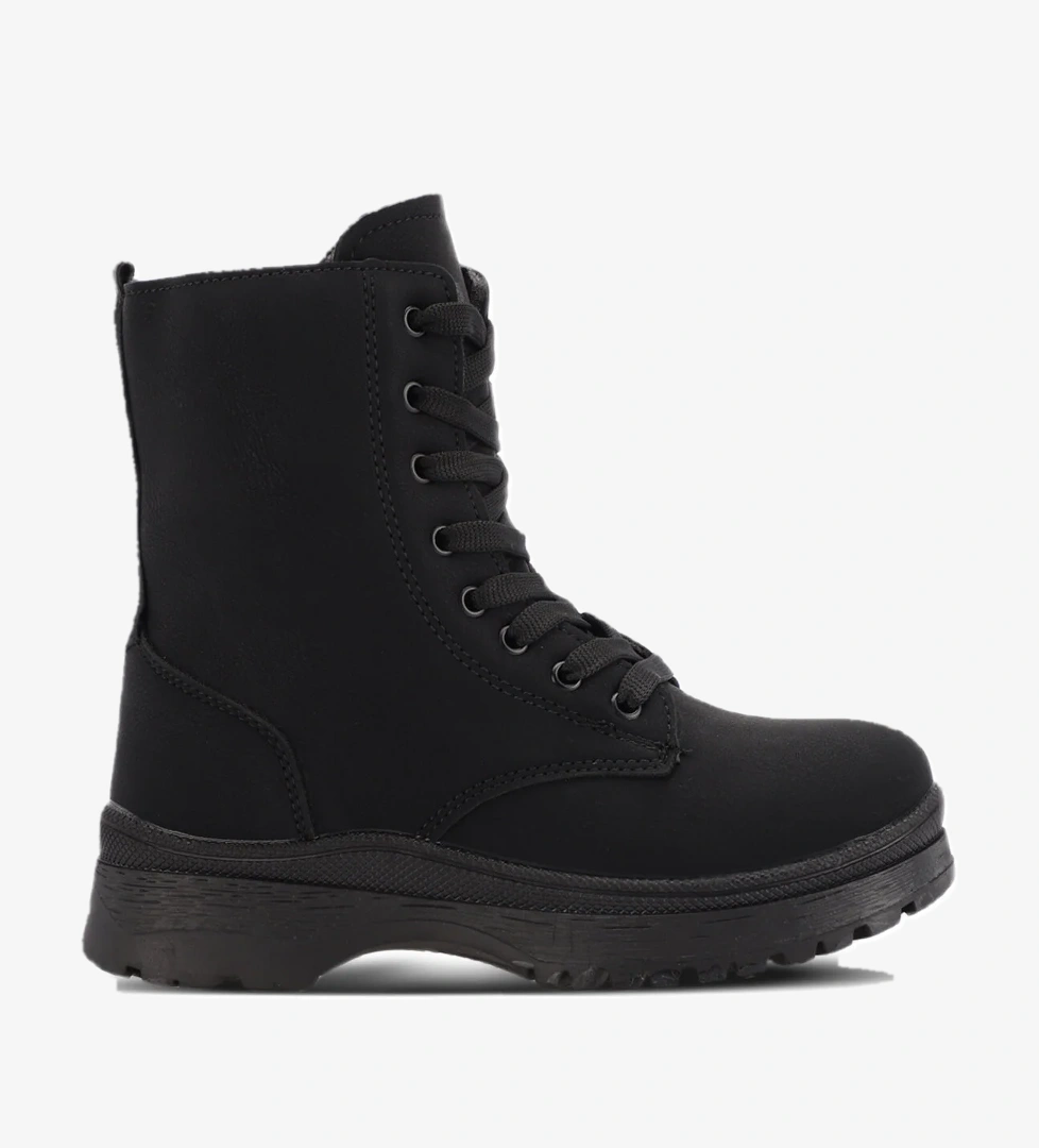 HENDA Kadın Bot Siyah Nubuk - Görsel 1