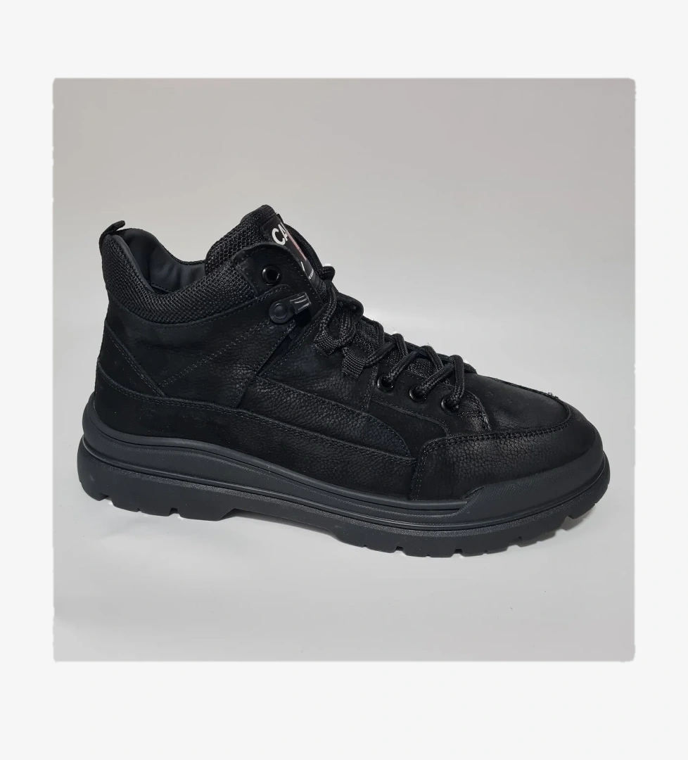 18190 Erkek Hakiki Deri Bot - Görsel 1