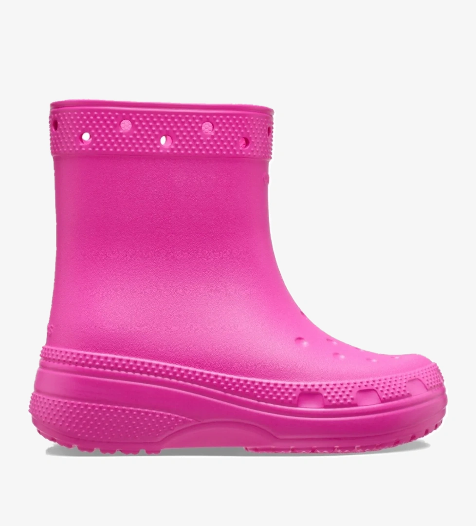 Crocs Classic Boot Çocuk Yağmur Botu 208544-6UB Pembe model görseli