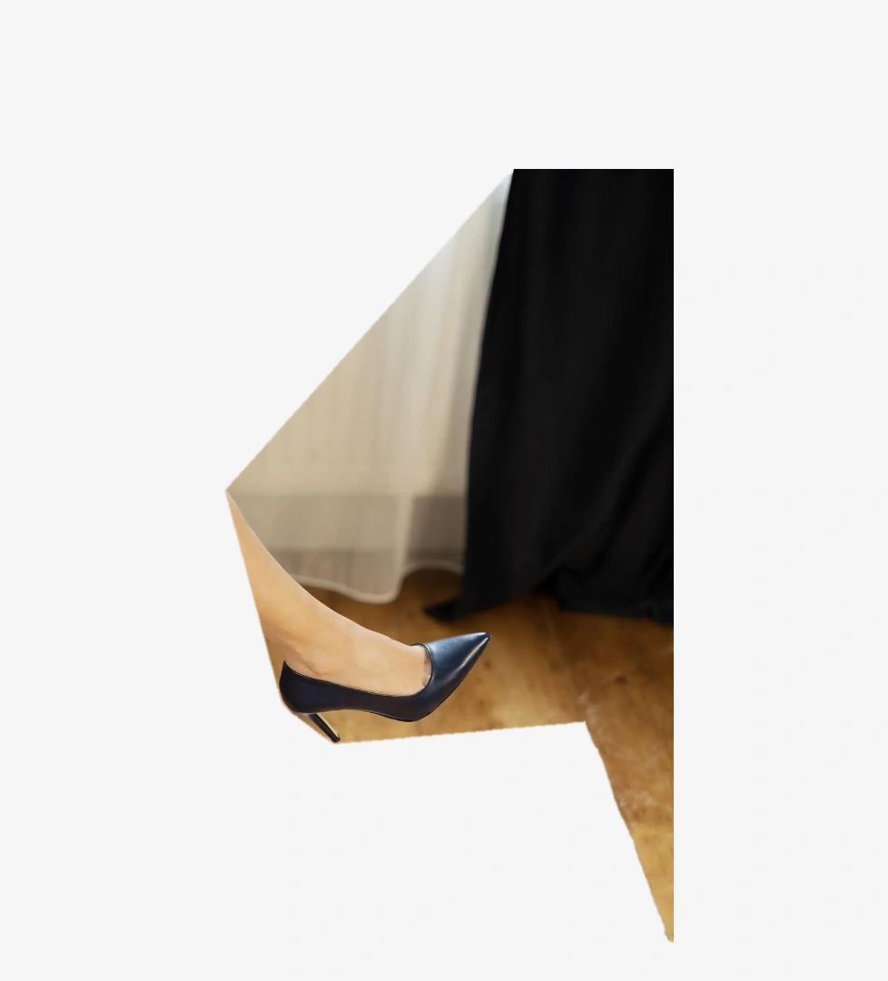 Nish Exclusive 4292 Kadın Hakiki Deri Klasik Stiletto