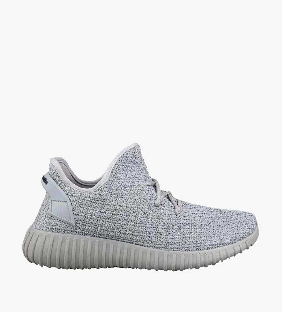 Pierre Cardiin Erkek Spor Aakkabı Yazlık Yeezy Bağsız Gri