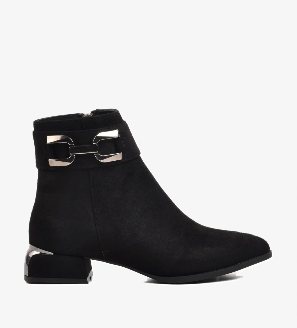 Ayakmod 248035 Siyah Bej Süet İçi Polarlı Kadın Bot model görseli