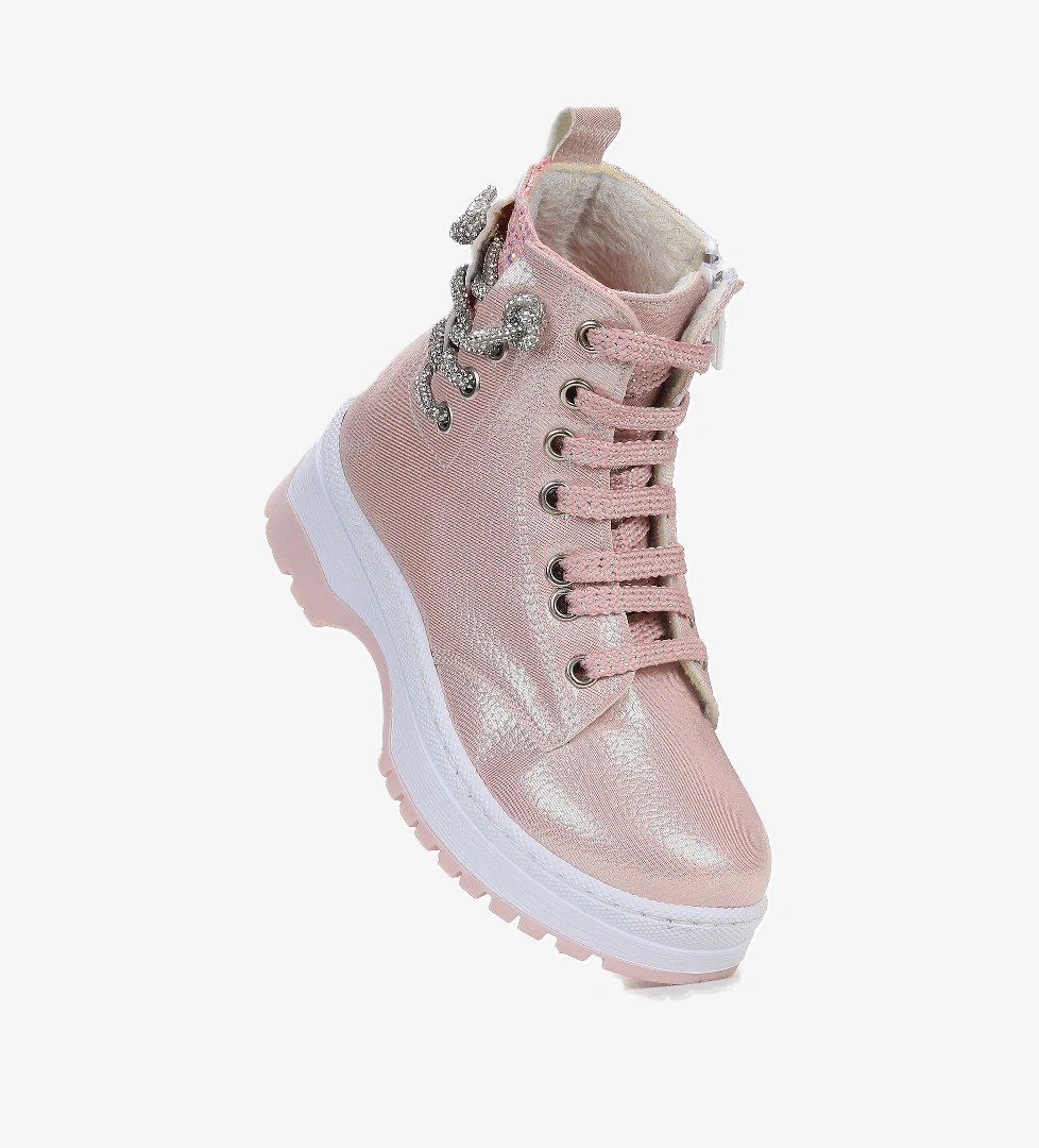 Capsule Vakko Taşlı Termo Taban Kız Çocuk Bot Pudra