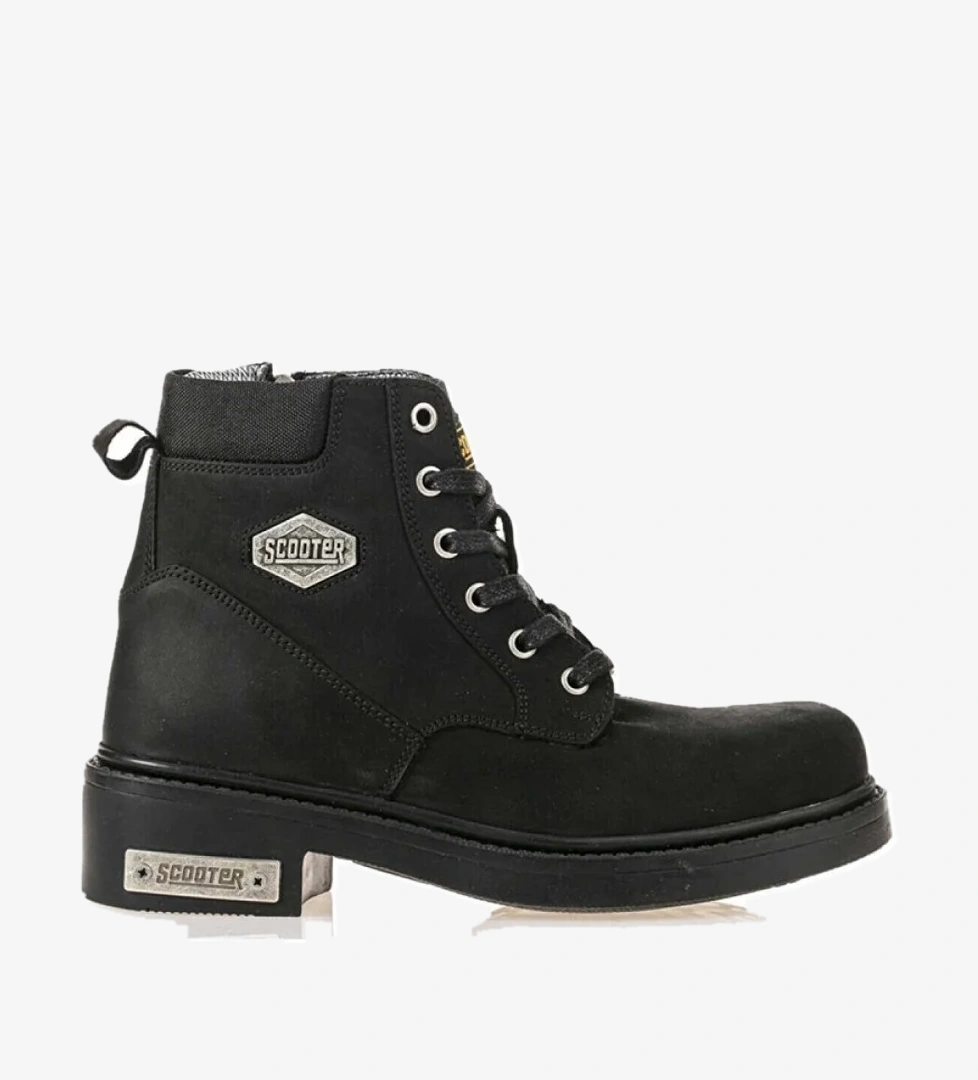 Scooter Scooter Erkek Ayakkabı Bot Crazy Deri Siyah model görseli